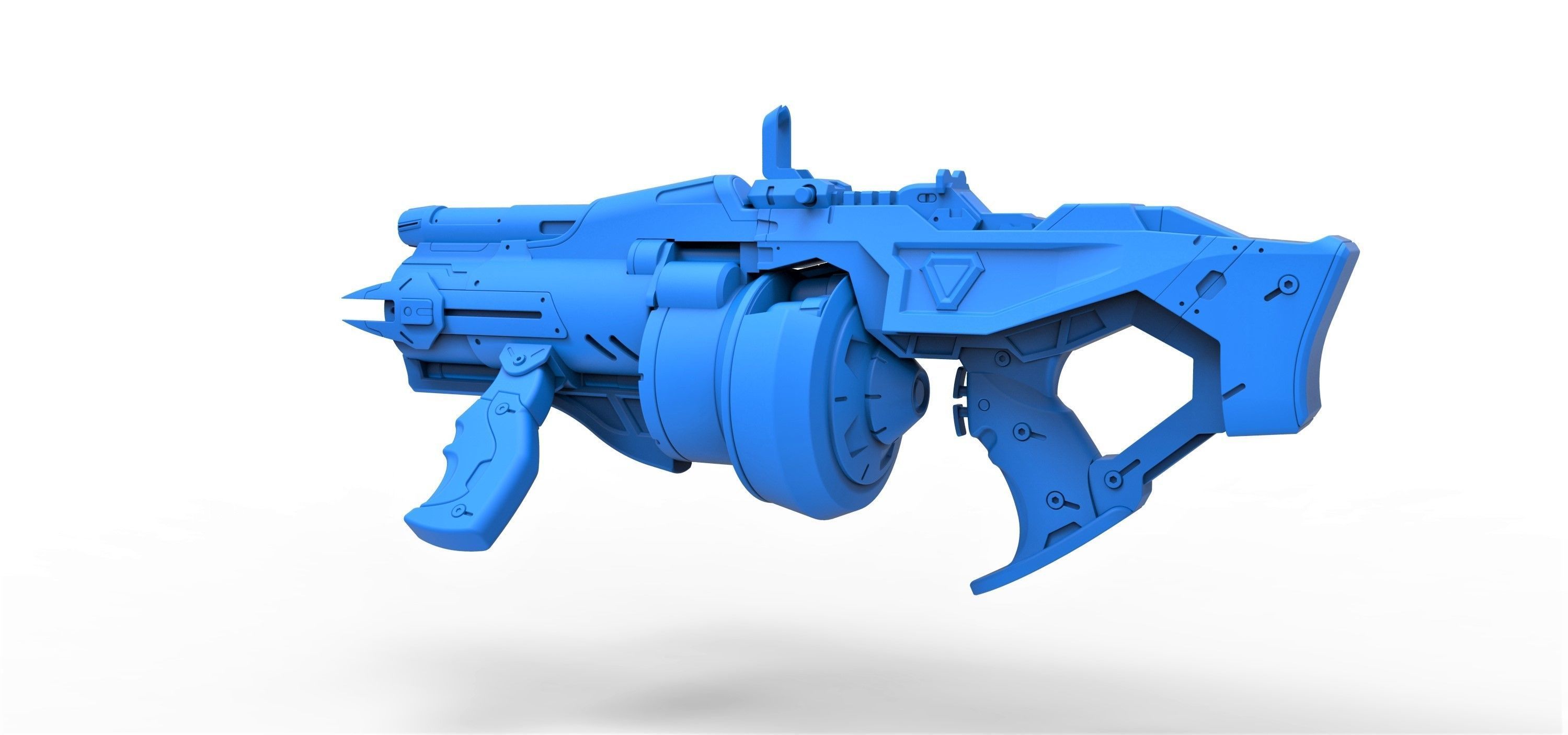 Gun of Baptiste Talon from the game Overwatch 3D print model_9
