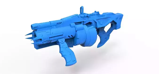 Gun of Baptiste Talon from the game Overwatch 3D print model