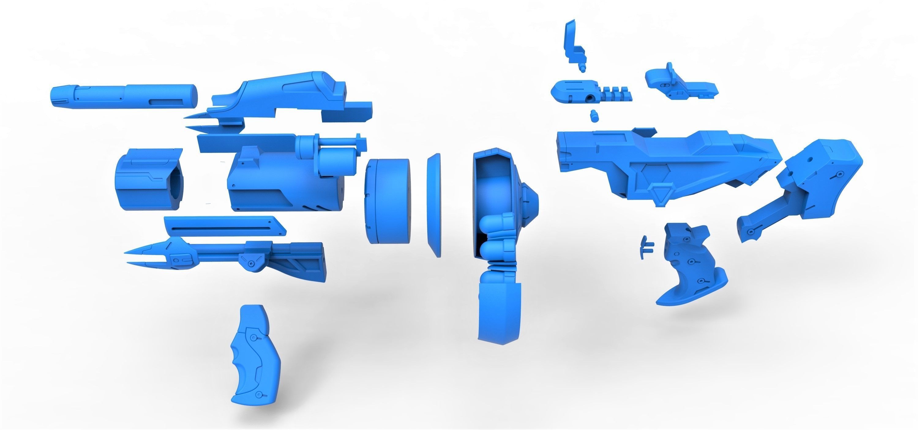 Gun of Baptiste Talon from the game Overwatch 3D print model_23