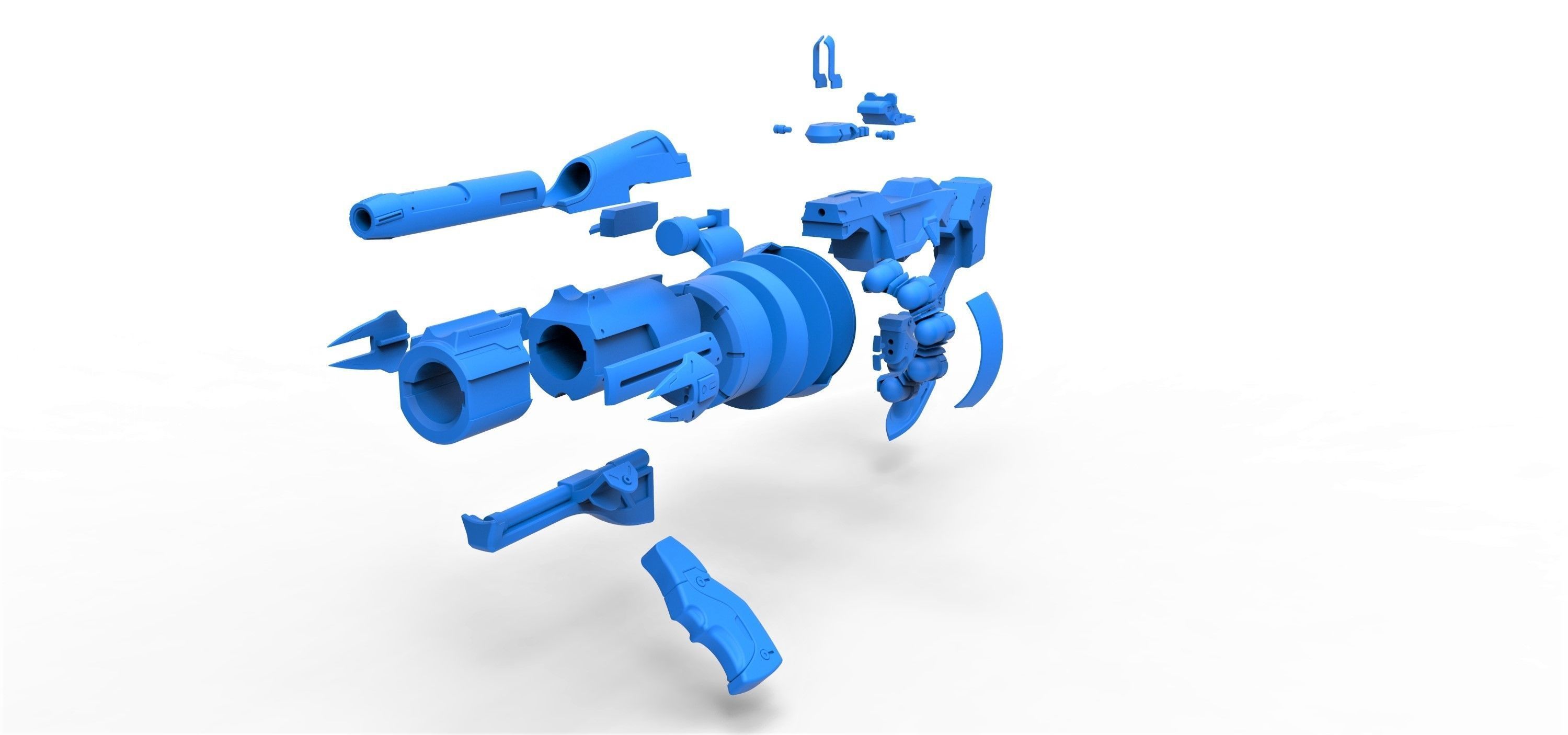 Gun of Baptiste Talon from the game Overwatch 3D print model_20