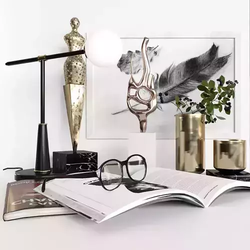 Decorative set of modern