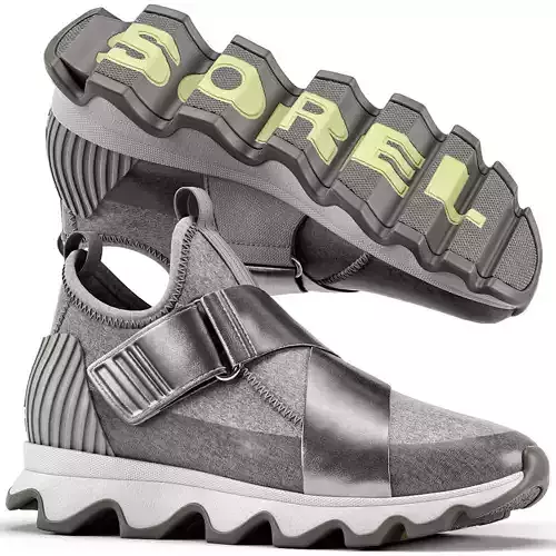 Sorel Womens Kinetic Sneak Casual Mesh Sneakers 3D model