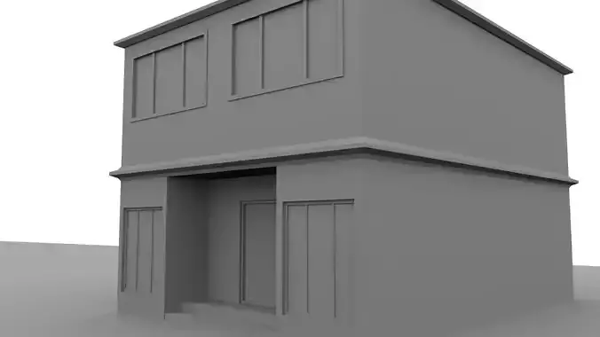 building model 2 low poly