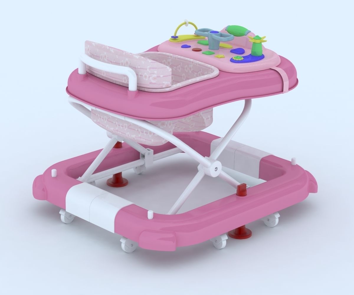 baby walker 3D model_3