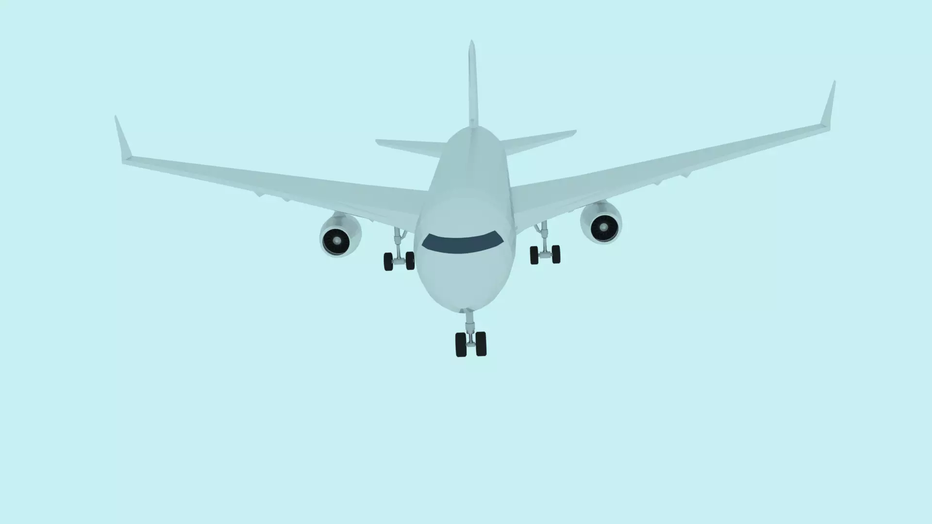 Passenger Plane Free 3D model