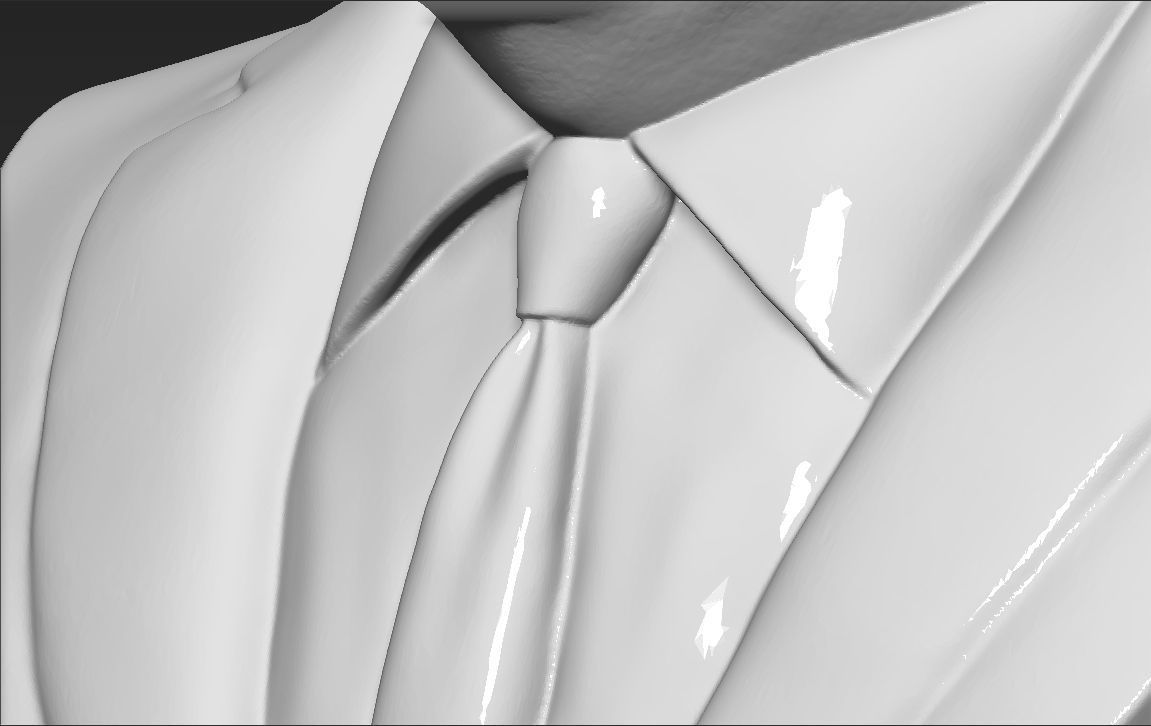 Boris Johnson 3D printing ready stl obj formats 3D print model_24