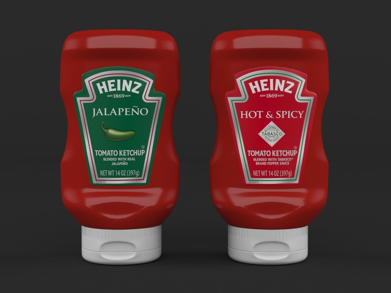 Ketchup Bottles Heinz