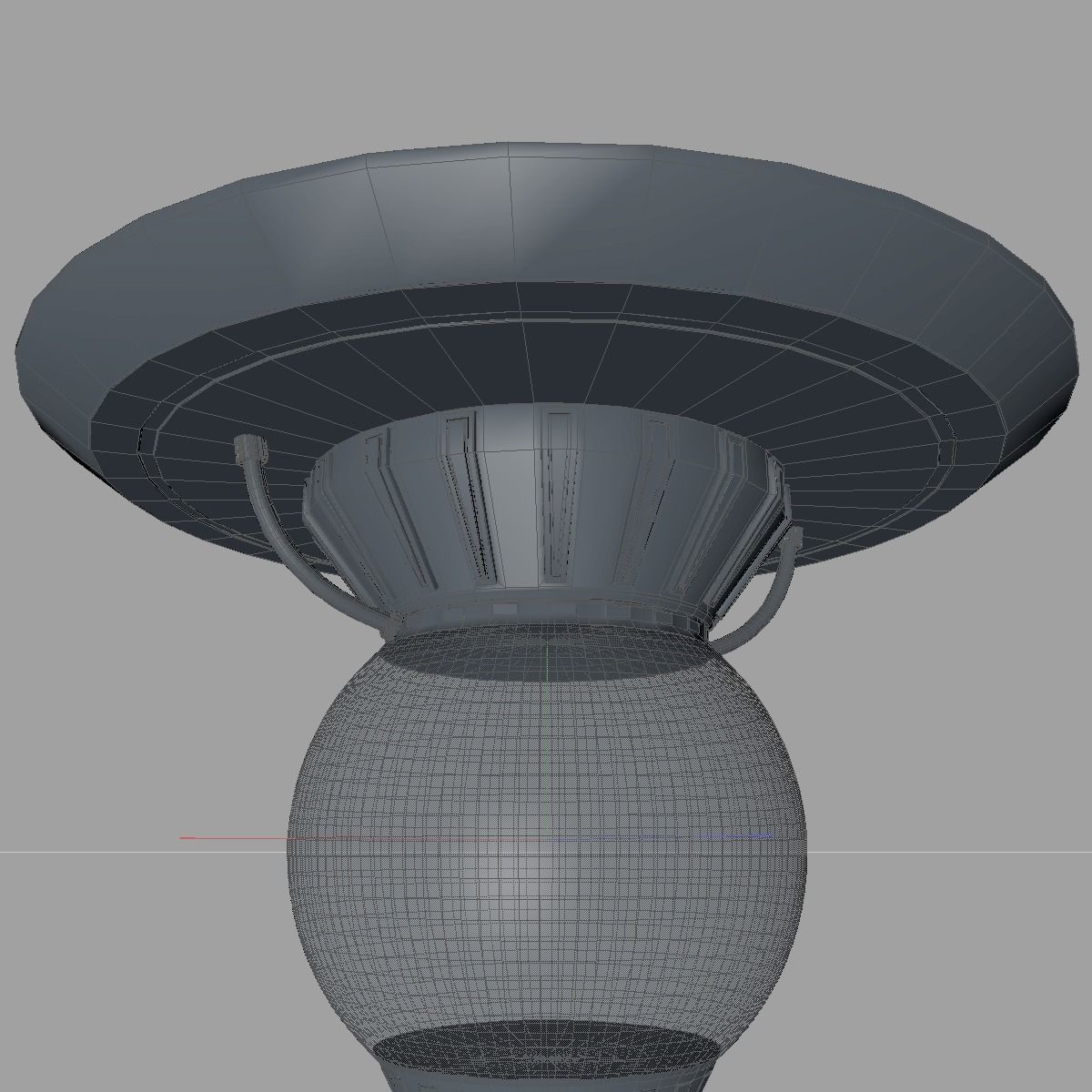 Sci fi liquid container 3D model_11