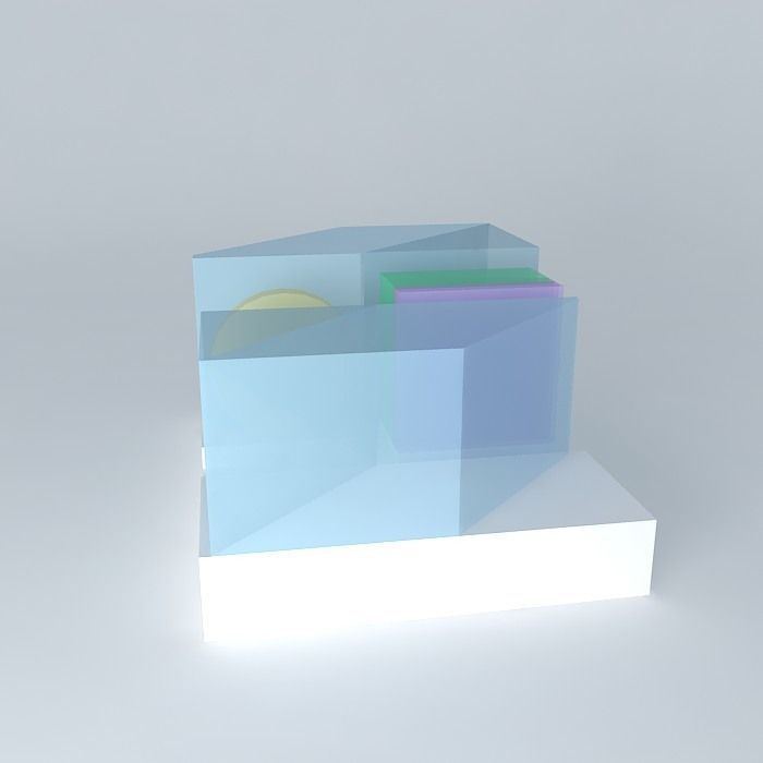 Mach-Zender Interferometers Free 3D model_2