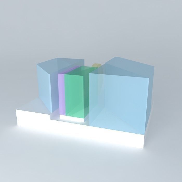 Mach-Zender Interferometers Free 3D model_1