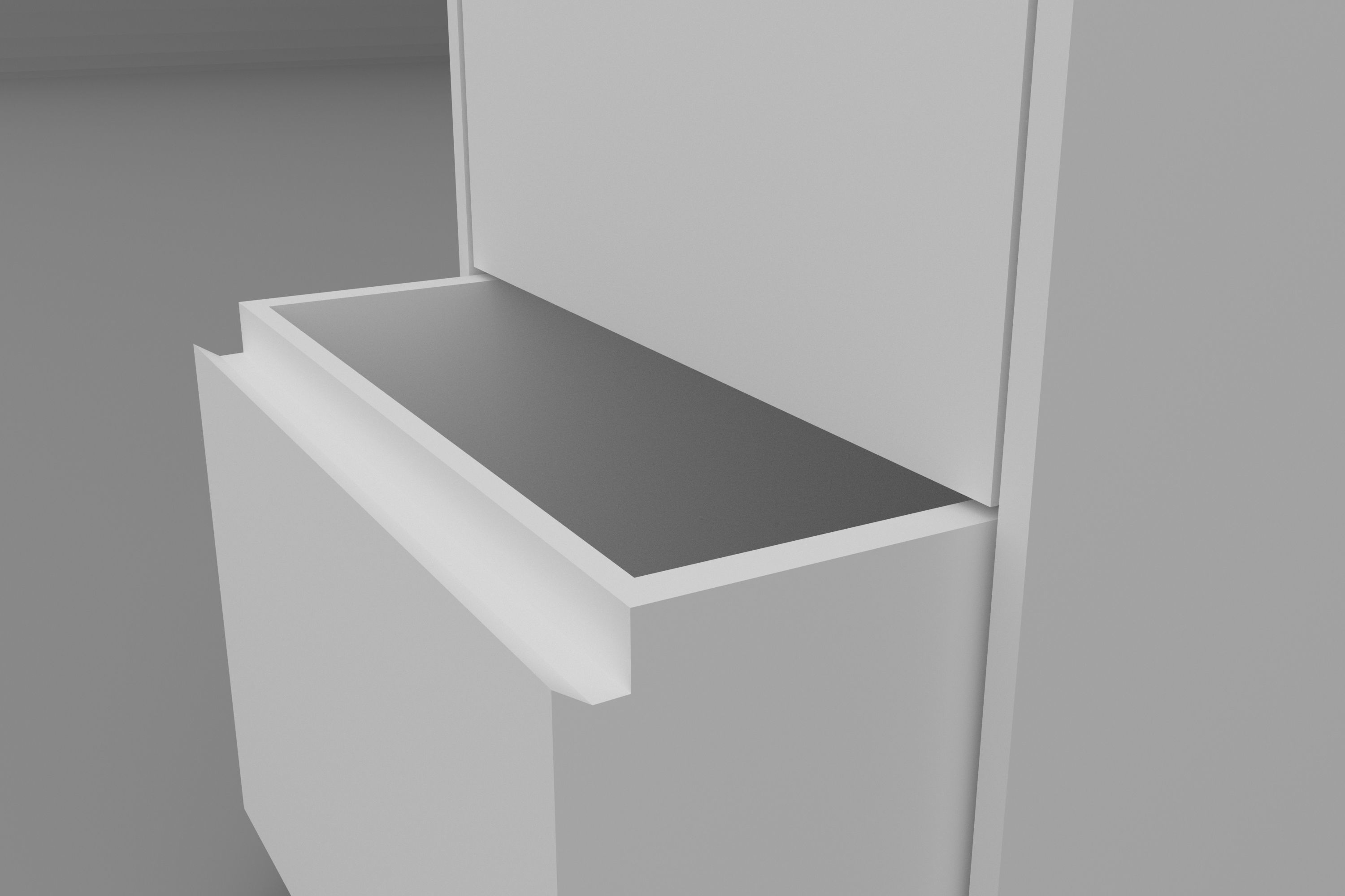 Night Table 3D Model Low-poly 3D model_2