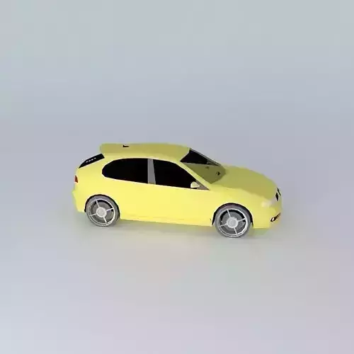 Seat Leon yellow