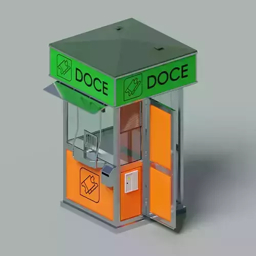 Information or tickets street kiosk