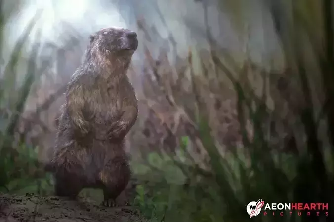 Marmot groundhog 3D model