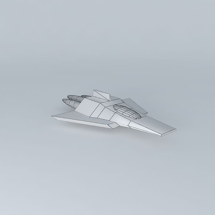 Delta Ship Free 3D model_4