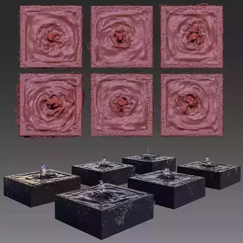   Cubic fountains