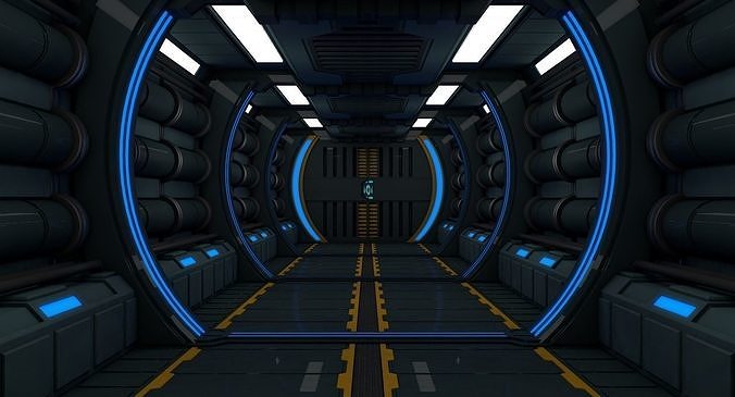 Sci Fi Corridor 3D model