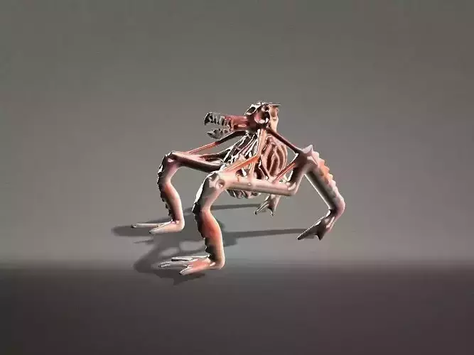 Terrifying Creature Rigged