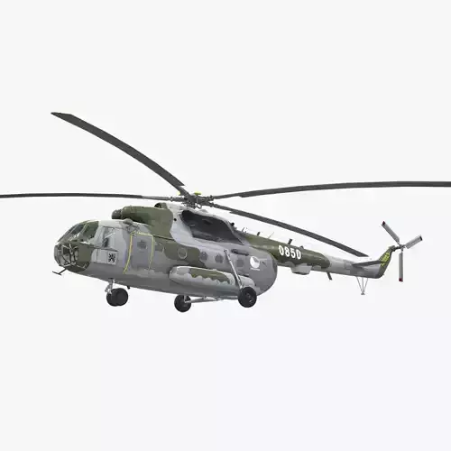 Mi-17 Czech Air Force Low-poly 3D model