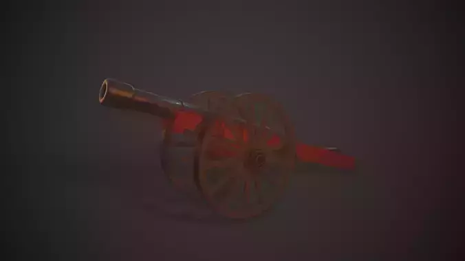Stylized Medieval Cannon