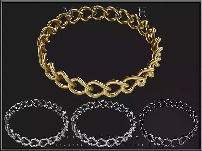 Chain Round 24 Rings
