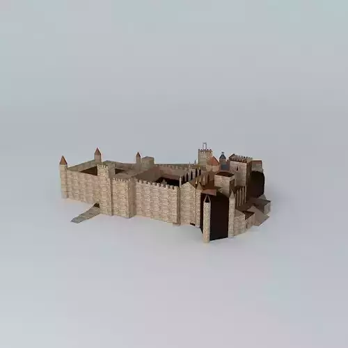 Royal Monastery of Santa Maria. Guadalupe Free 3D model