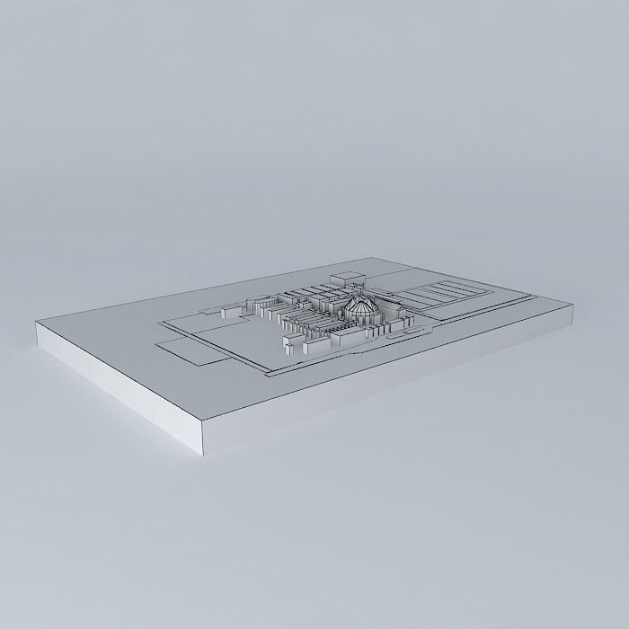 Map Agroleite 2008 3D Free 3D model_3