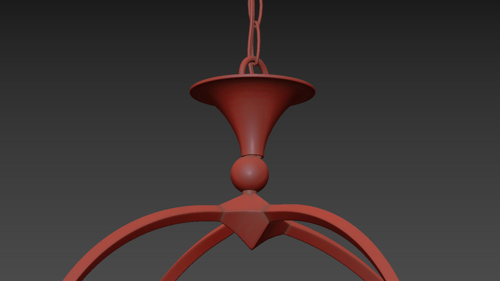 Casa Florentina Lando Orb 4-Light Chandelier 3D model_5