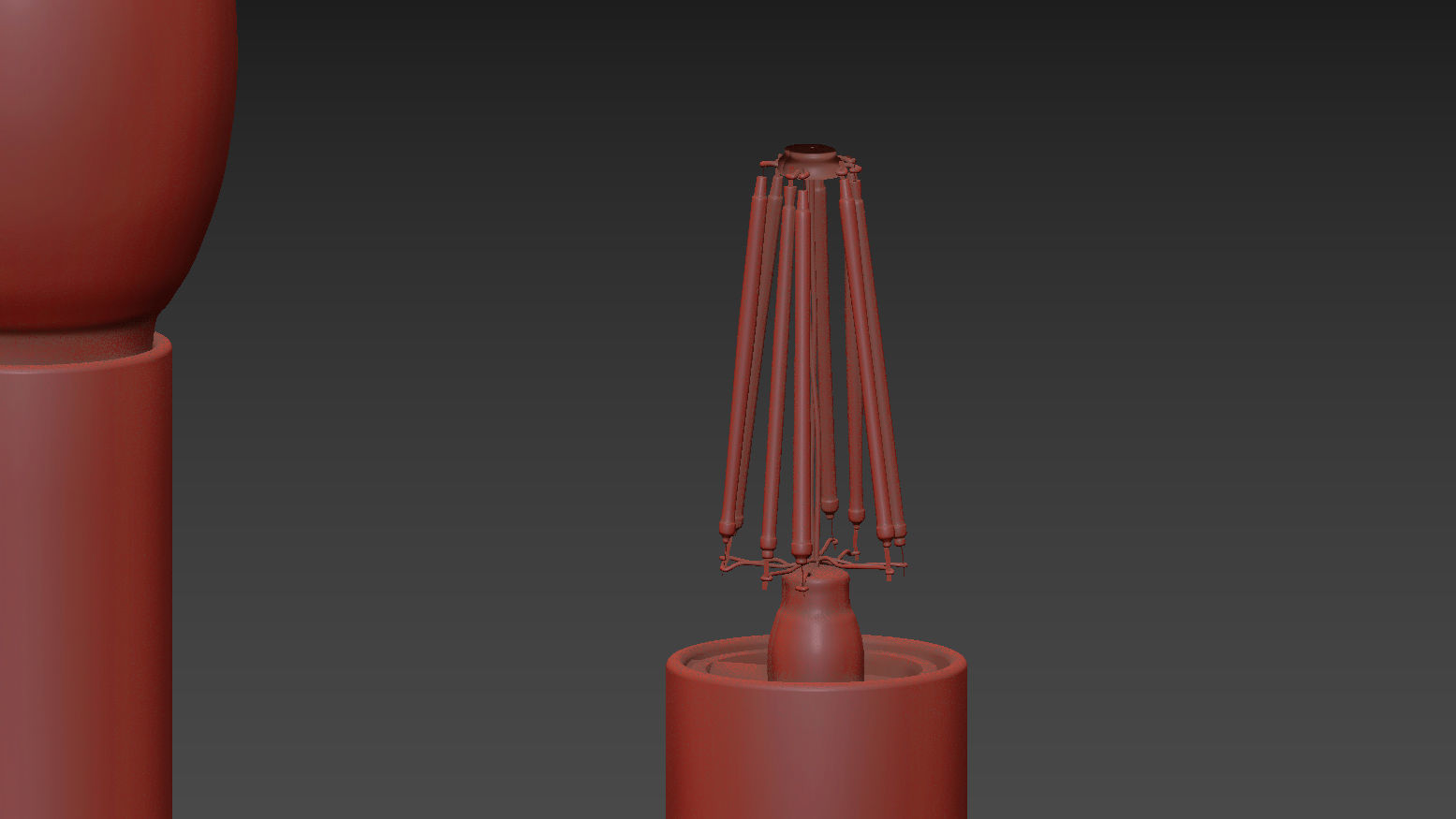 Casa Florentina Lando Orb 4-Light Chandelier 3D model_4