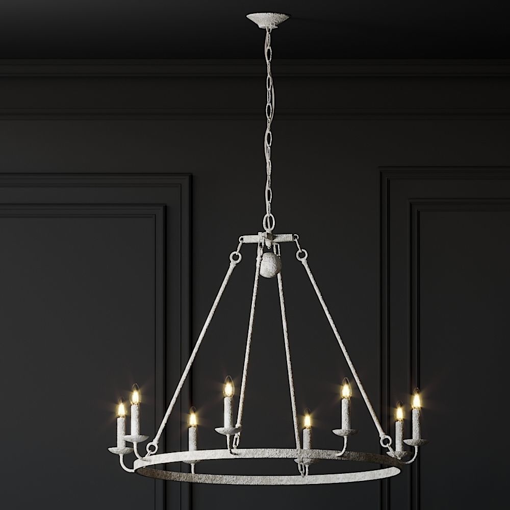 Ballard Designs Tucker Chandelier 3D model_1