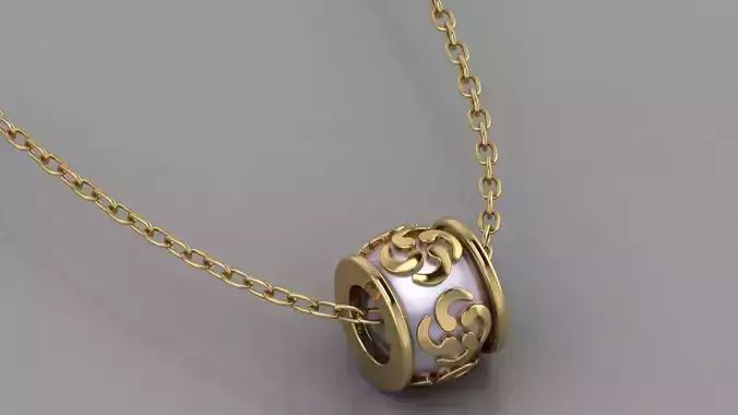 GC GOLD H153- Pandora Diamond Gold necklace