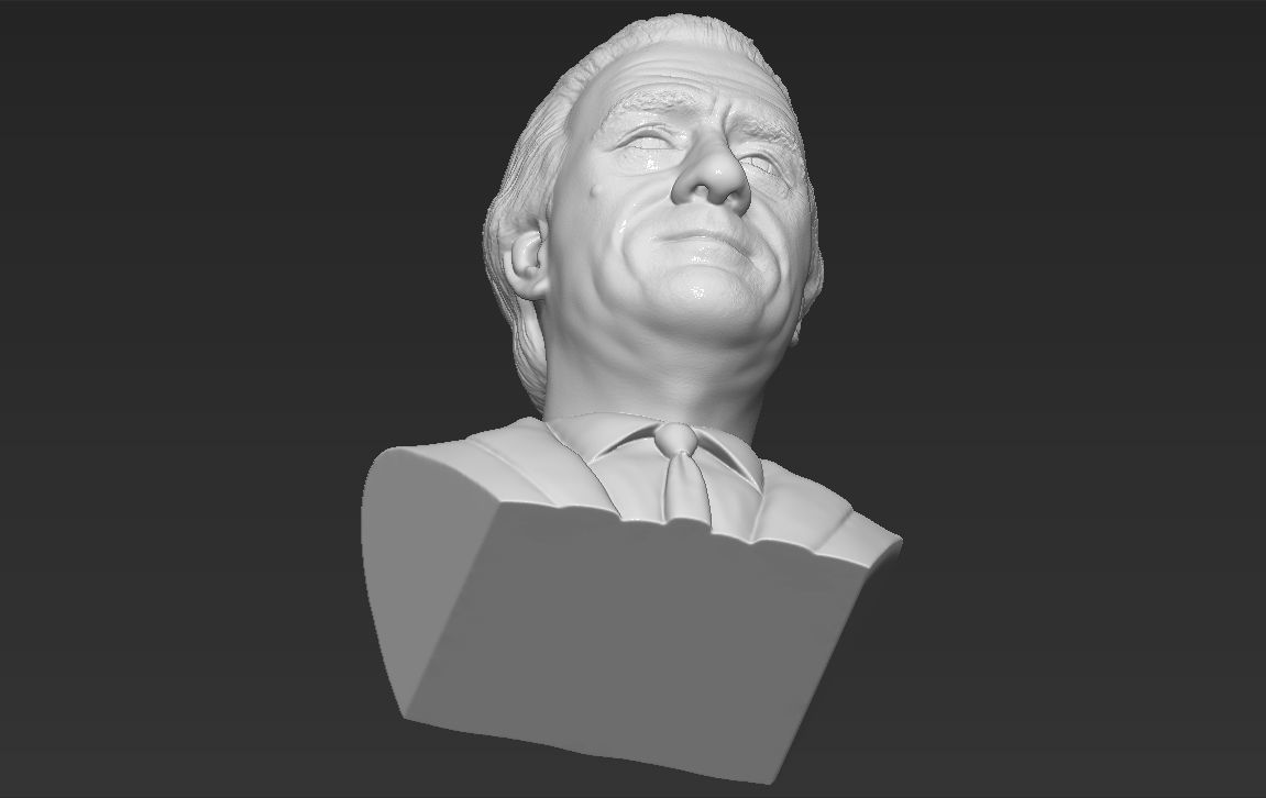 Robert De Niro bust 3D printing ready stl obj formats 3D print model_14