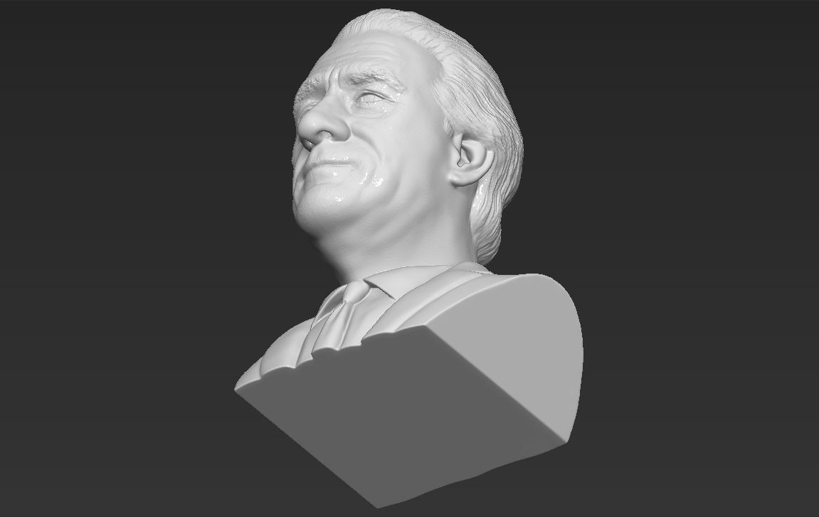 Robert De Niro bust 3D printing ready stl obj formats 3D print model_15