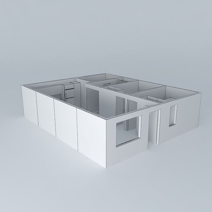 Stage 2  house  desing Free 3D model_3