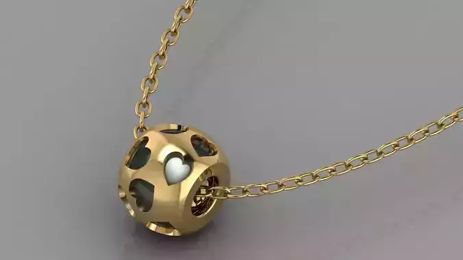 GC GOLD H158- Diamond NECKLACE