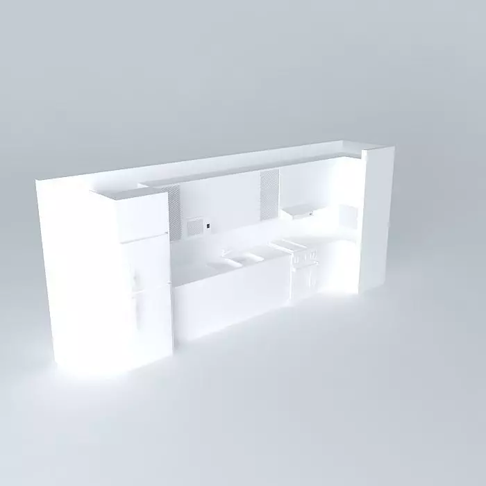 Kitchen Cabinets 3D model_0