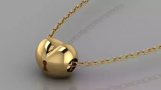 GC GOLD H166-Pandora Diamond Gold necklace