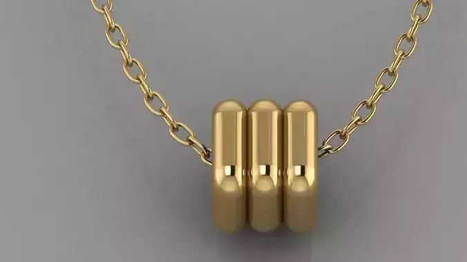 GC GOLD H168-Diamond NECKLACE