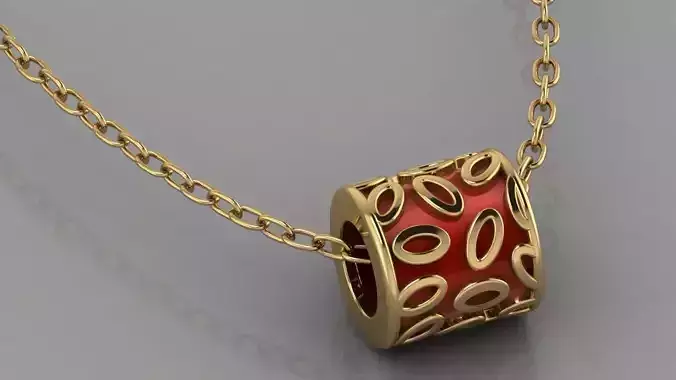 GC GOLD H171-Pandora Diamond Gold necklace