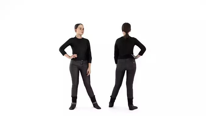 Woman petit in casual style 45