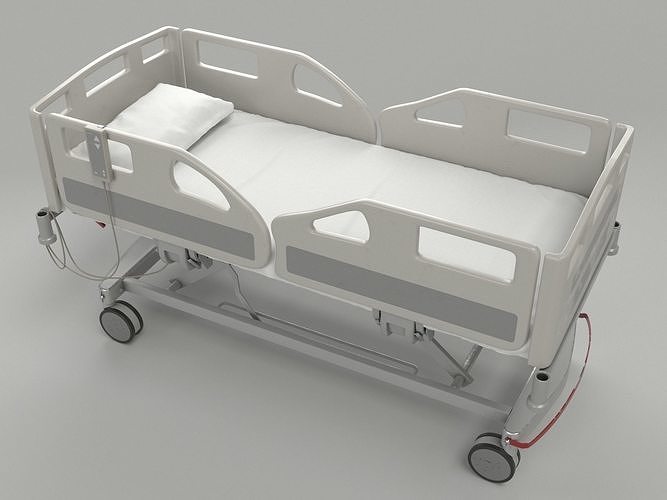 Hospital Bed for VRAY 3D model