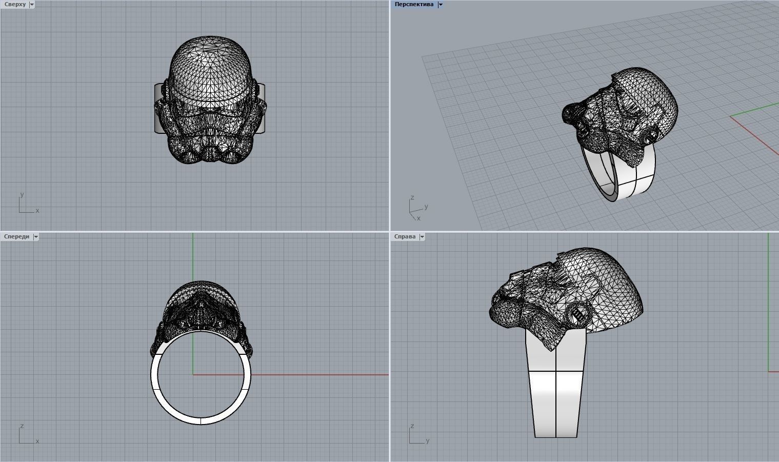 star wars soldier ring 3D model_2