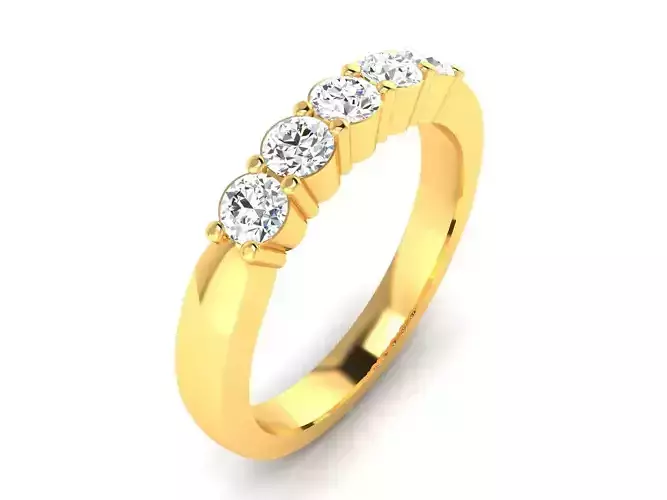 Women Band Ring 3dm stl render detail 