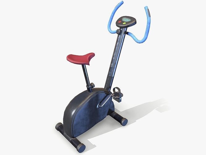 Workout Bike lowpoly Low-poly 3D model