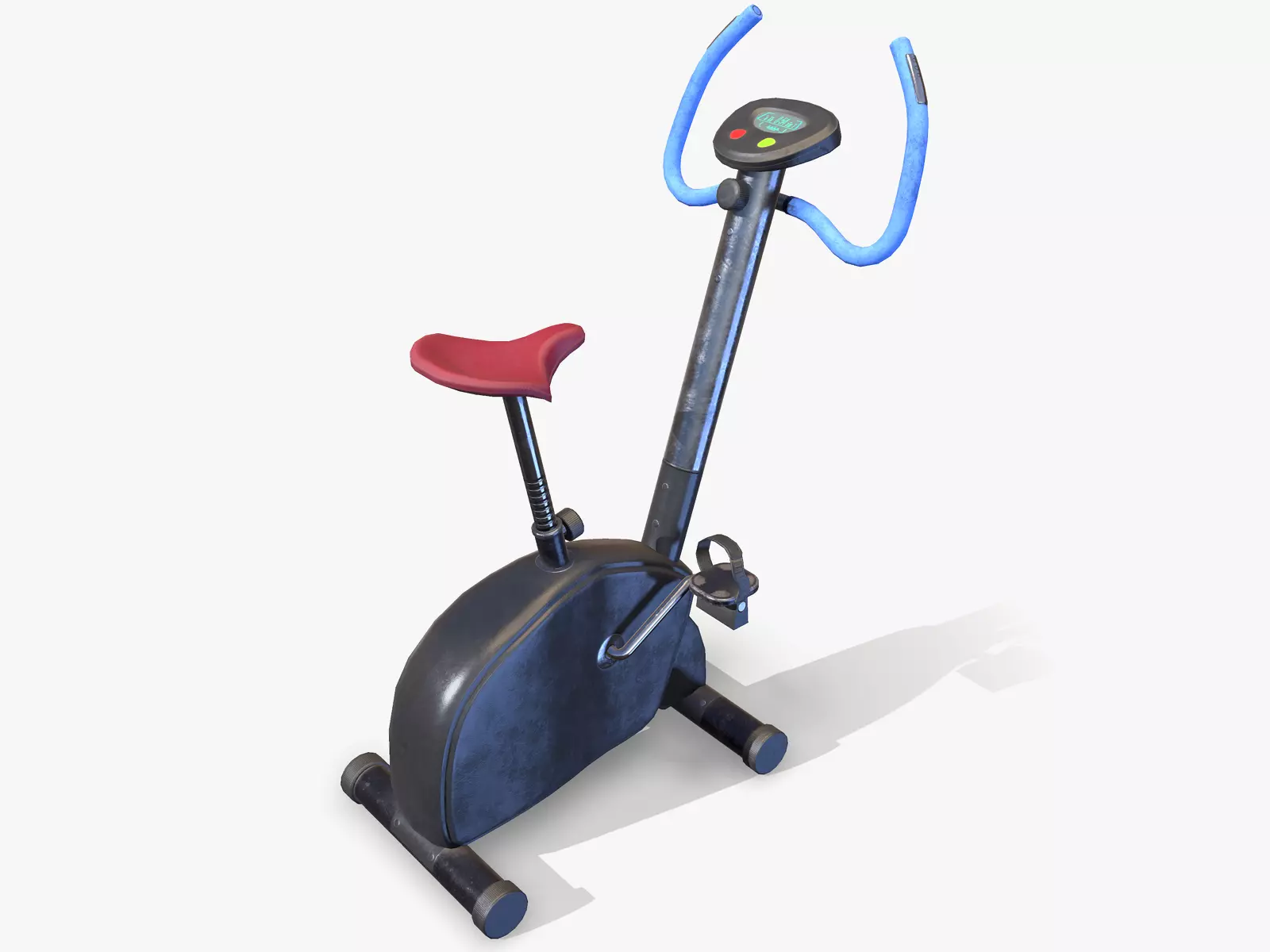Workout Bike lowpoly Low-poly 3D model_0