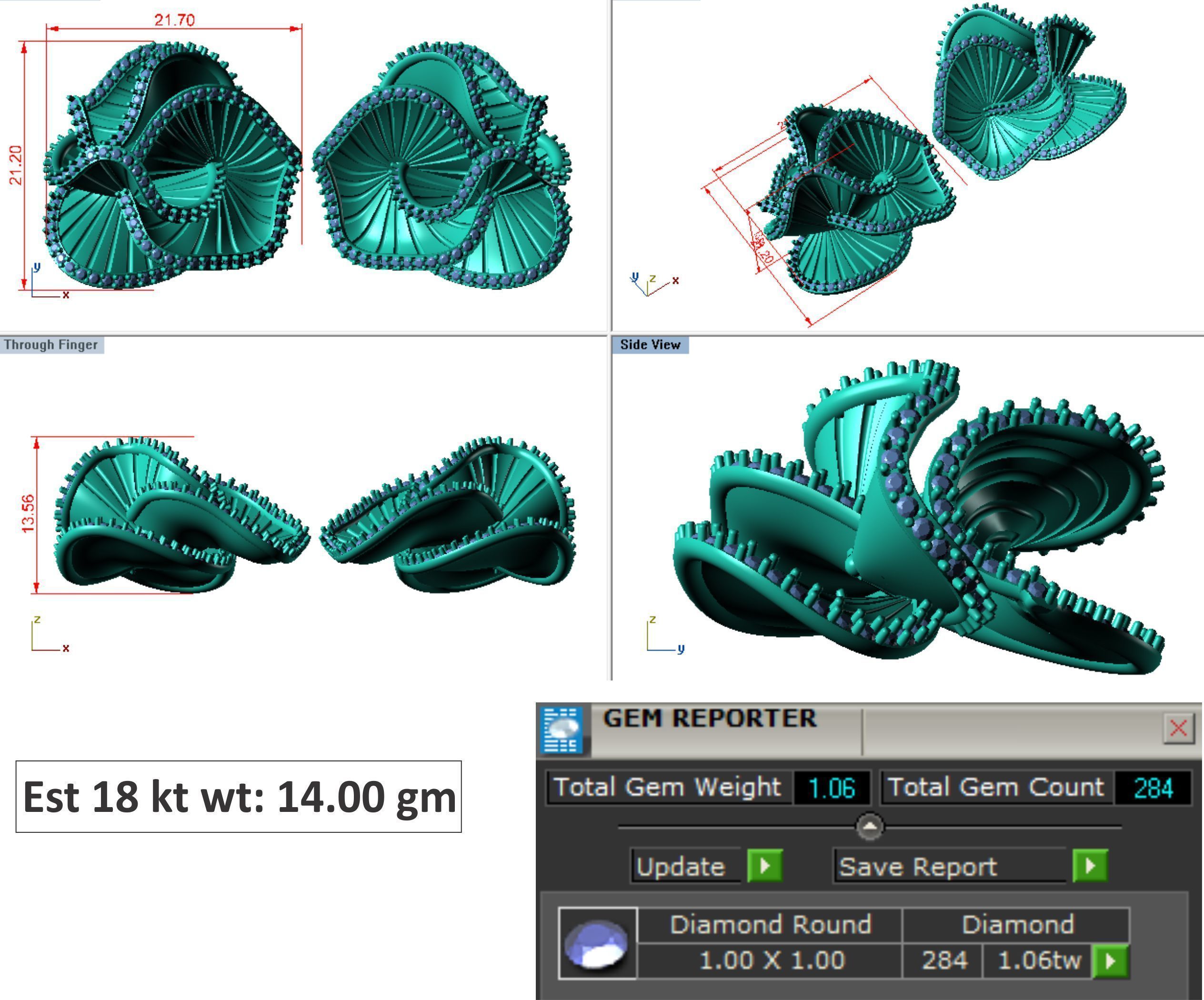 48  Earrings Drops Jumkis 3dm render details 3D print model 3D print model_6