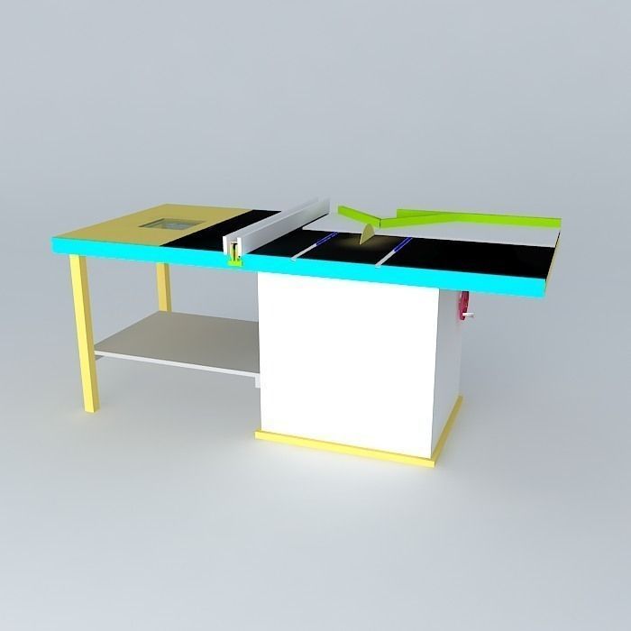 Woodworking Saw  3D model_1