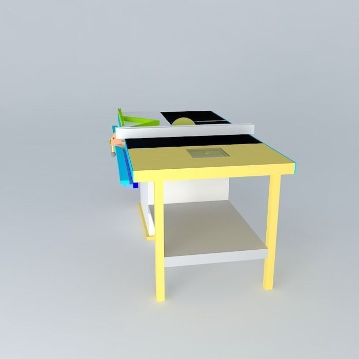 Woodworking Saw  3D model_2