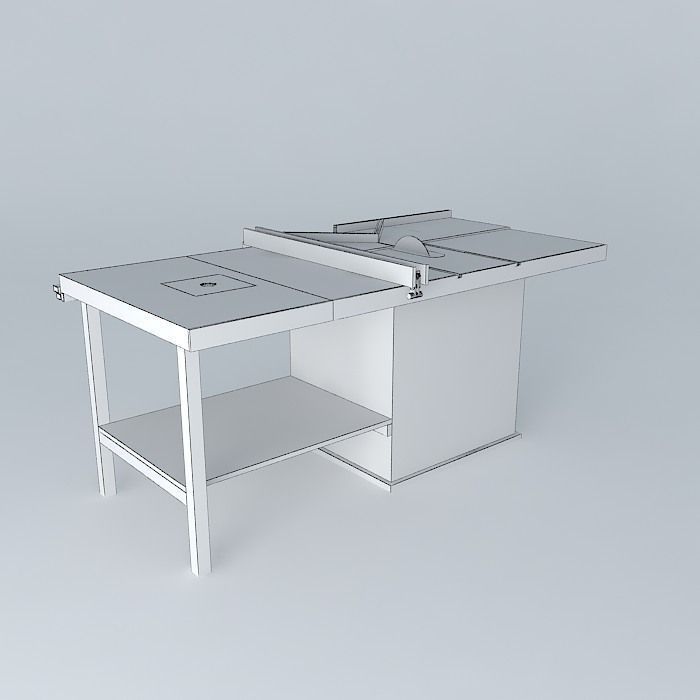 Woodworking Saw  3D model_4