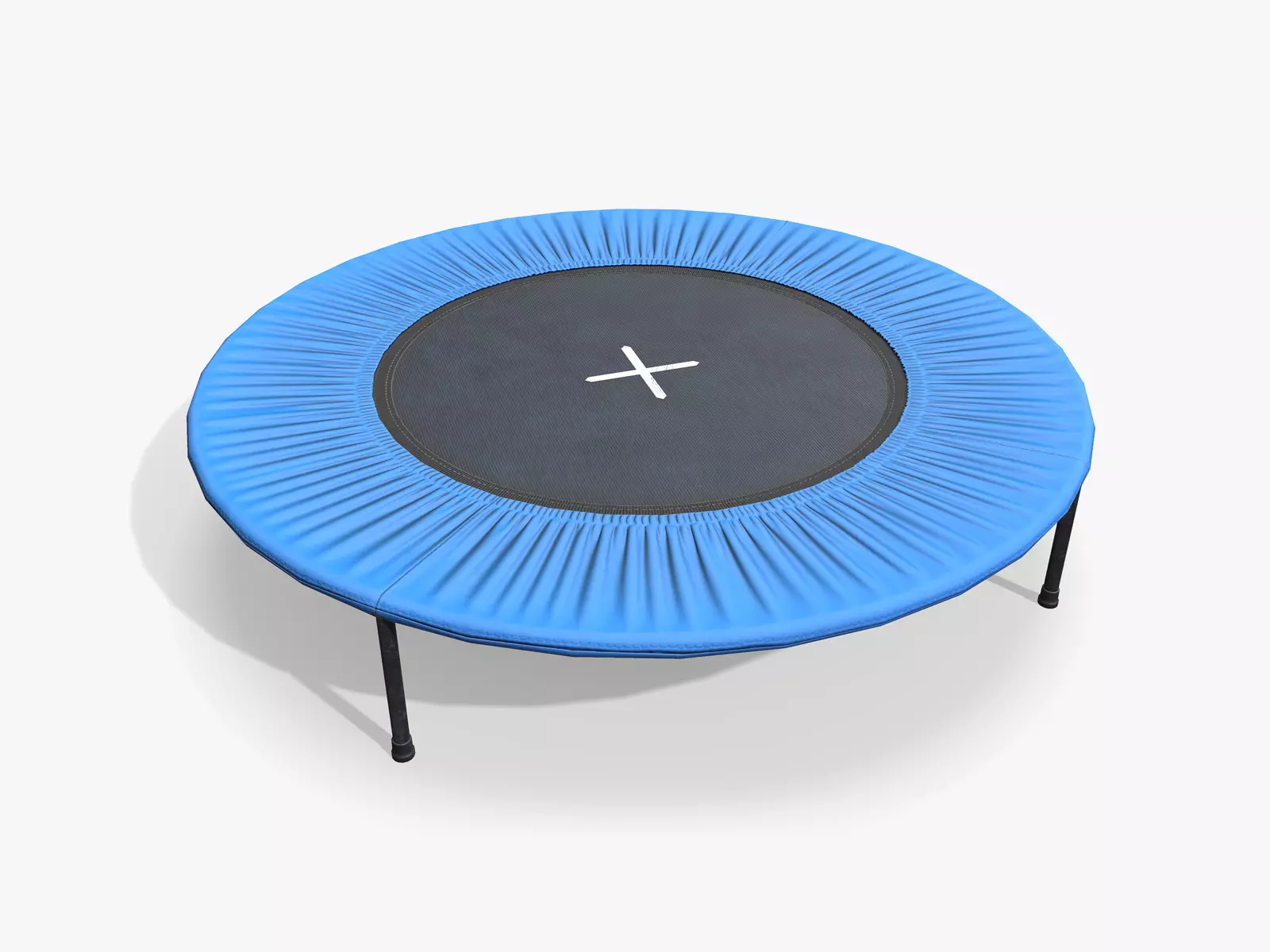 Trampoline lowpoly Low-poly 3D model